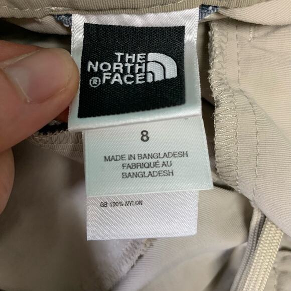 The North Face Women's Khaki Nylon Outdoor Capris Size 8 - Picture 5 of 5